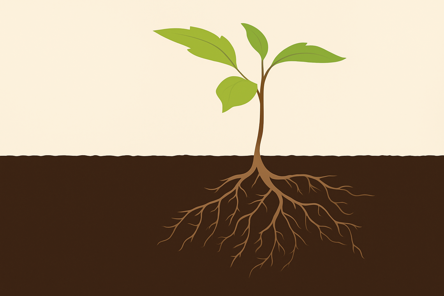 Illustration plante et poil